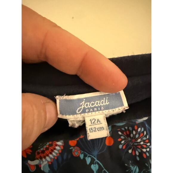 Jacadi Paris Quilted Girls Crewneck Sweatshirt Size 12 - Picture 4 of 4